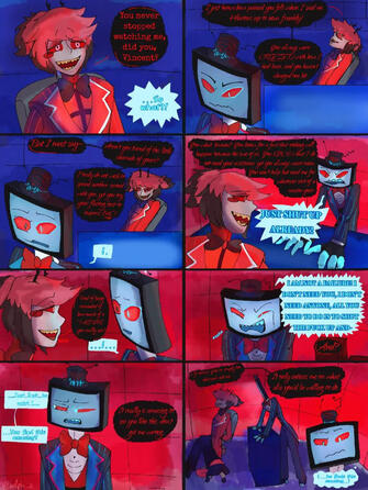 Alastor Mocking Vox...